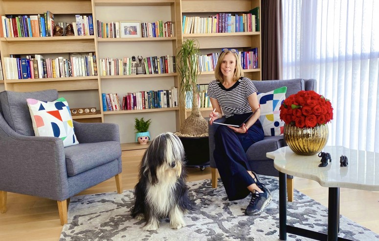 Consulta de acompañamiento terapéutico de Patricia Uranga con su perro.